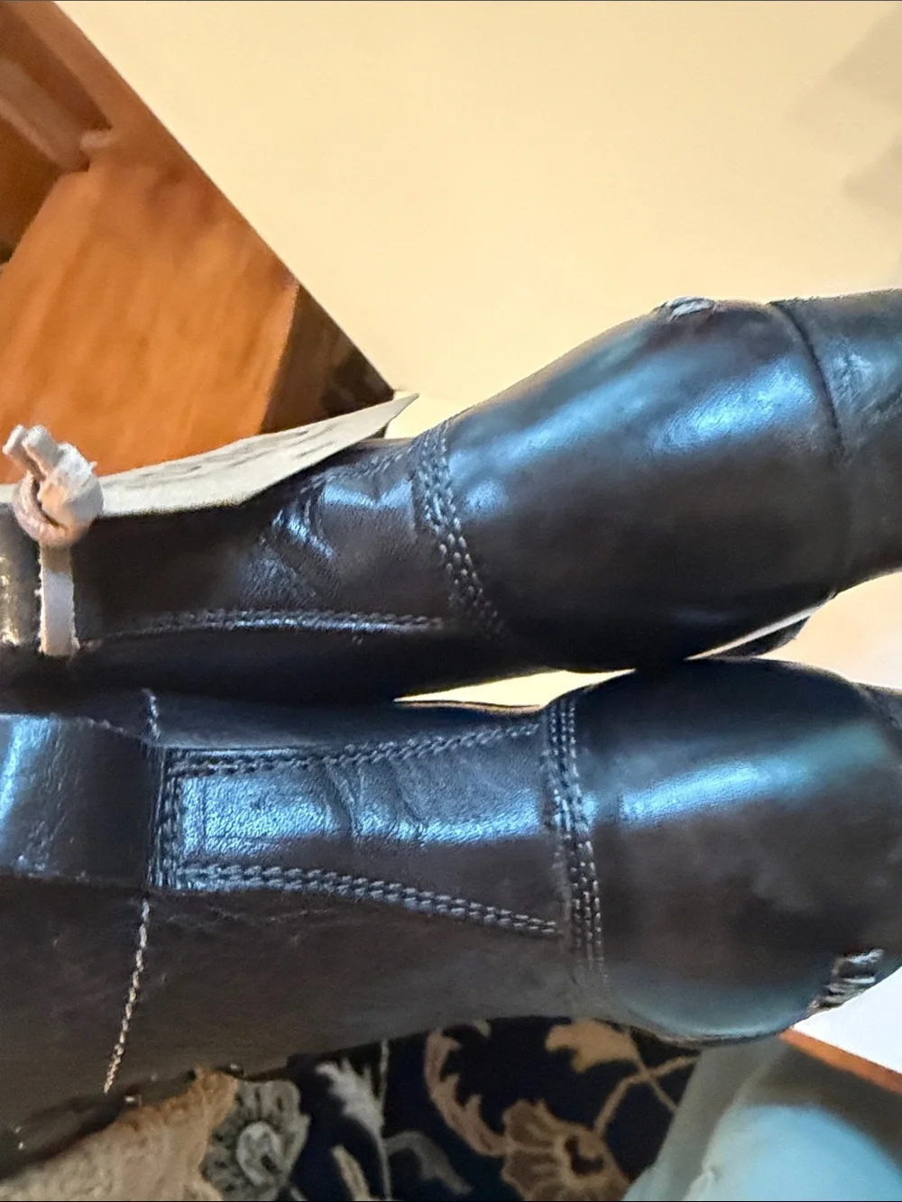 NWT BED STU Black Women 7.5 Judgement boots